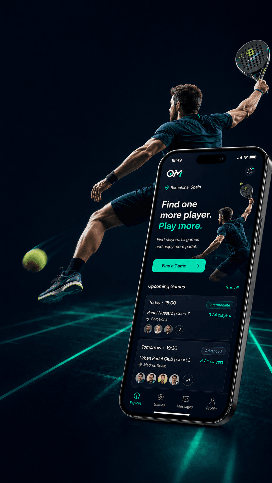 OM Player app preview